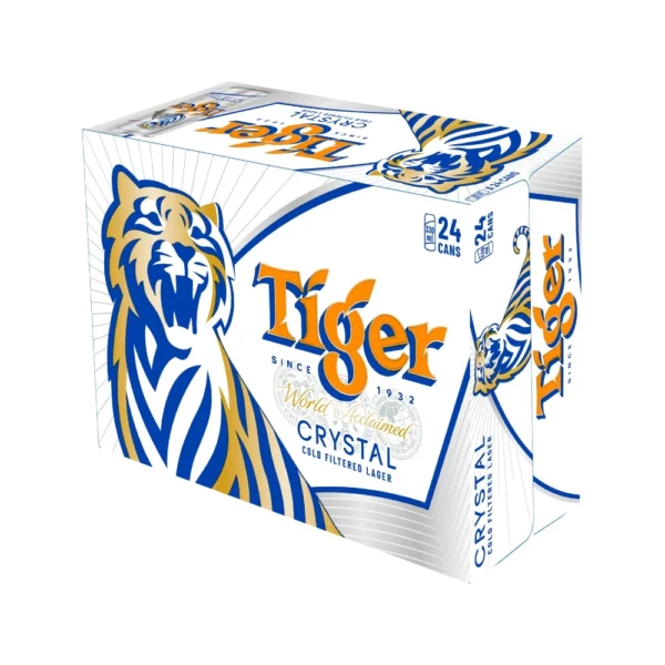 [Giảm giá trong thời gian có hạn]Nồng độ cồn 4.6% - Thùng 24 lon bia Tiger Crystal 330ml/lon